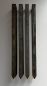 Preview: Bodenanker 40cm Flachstahl unbehandelt/roh SET=4 Stück 400x44x20 mm,  angespitzt, Bohrung 8mm
