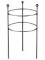 Preview: Beet-Staudenhalter FIX Ø 30 cm Höhe 50 cm Doppelring Durchmesser 30 cm 2-facher Ring Vollmaterial 6 mm