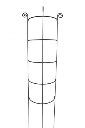 Staudenhalter HUGO  halbrund stabil Höhe 200 cm, Breite 45 cm Vollmaterial Rankhilfe Pflanzstütze Rankgitter