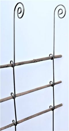 Bischofstab mit Knoten mit Holz im SET 5-tlg. Holzstangen 150 cm, Knotenstab 170 cm