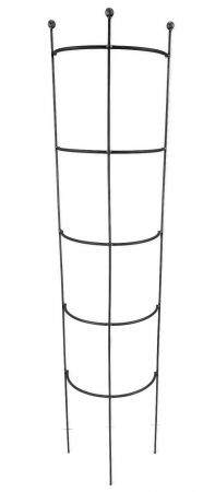 Staudenhalter HUGO halbrund Kugel Höhe 170 cm, Breite 42 cm Vollmaterial Rankhilfe Pflanzstütze, 2 Stück