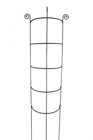 2x Staudenhalter HUGO  halbrund stabil Höhe 200 cm, Breite 45 cm Vollmaterial Rankhilfe Pflanzstütze Rankgitter