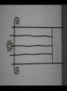 Rankelement Flori mittel H:100 B:60cm Edelrost einteilig Made in EU