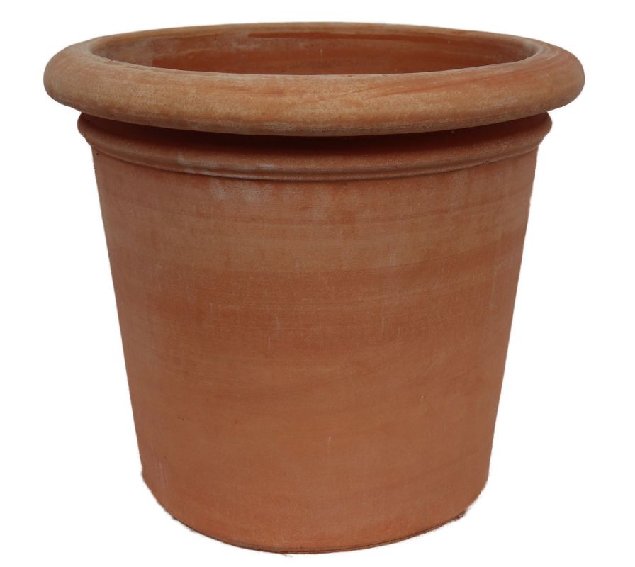 Vaso ohne Dekoration Ø 50 cm Terra di Impruneta A-Ø 50 cm, I-Ø 40 cm, Höhe 44 cm