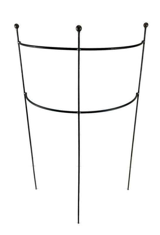 Staudenhalter HUGO halbrund stabil KugelHöhe 116 cm, Breite 70 cm Vollmaterial Rankhilfe Pflanzstütze Rankgitter