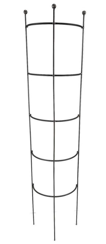 Staudenhalter HUGO halbrund Kugel Höhe 170 cm, Breite 42 cm Vollmaterial Rankhilfe Pflanzstütze, 2 Stück