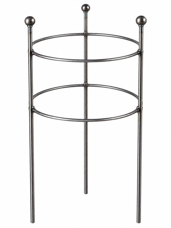 Beet-Staudenhalter FIX Ø 30 cm Höhe 50 cm Doppelring Durchmesser 30 cm 2-facher Ring Vollmaterial 6 mm